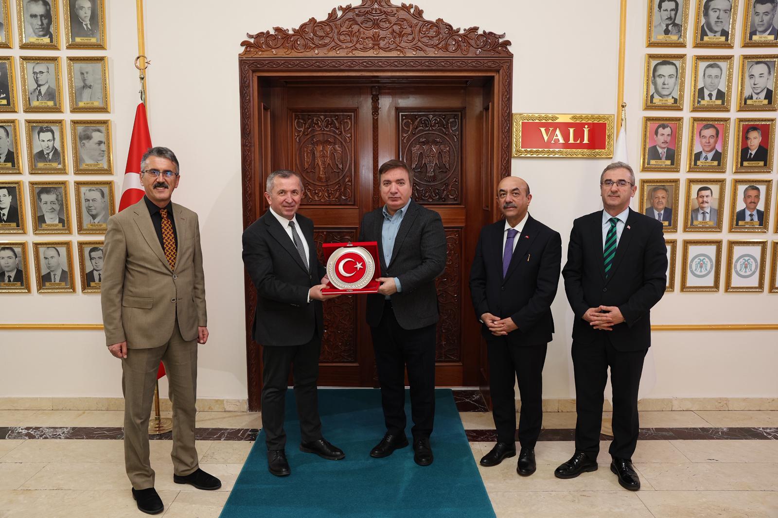 Erzincan Valisi Sayın Hamza AYDOĞDU’yu ziyaret
